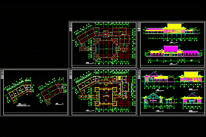生态园垂钓休息区CAD图纸.dwg