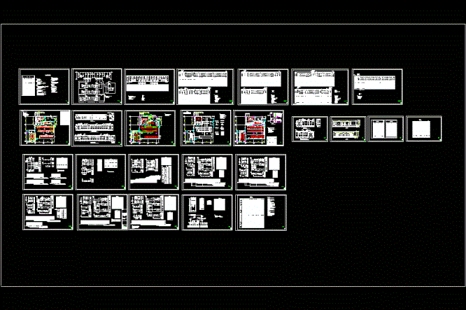 商场10KV变电所接线图CAD图纸.dwg