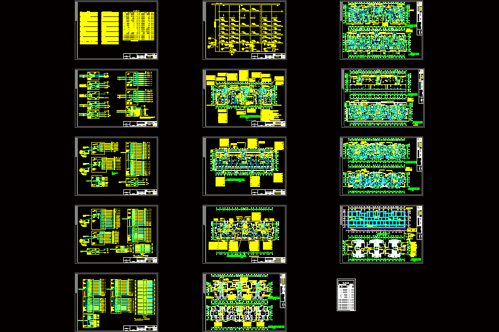 施工图电气3新CAD图纸.dwg