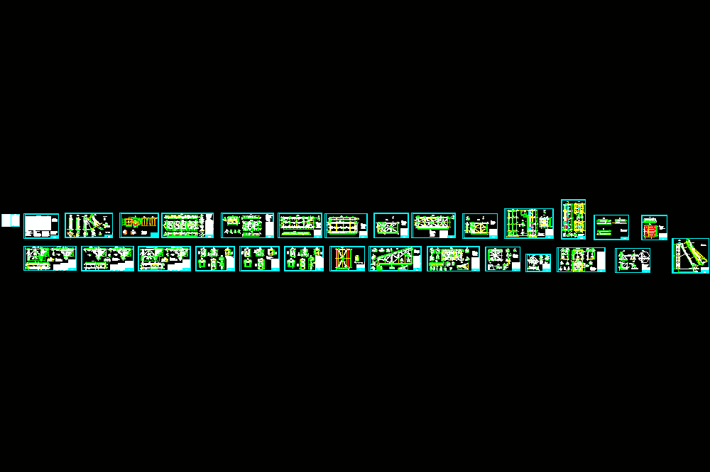主井井架全套CAD图纸.dwg