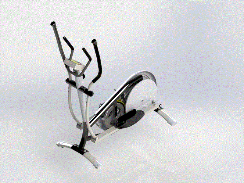 椭圆机SolidWorks三维图纸.zip