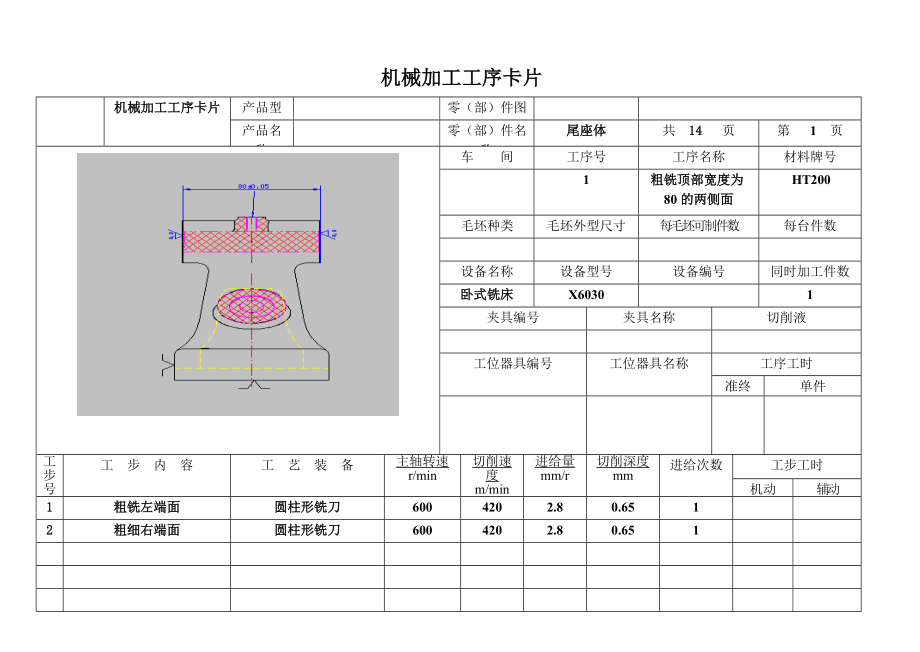 尾座体 工艺和铣底面距离尺寸16mm夹具设计【全套含CAD图纸】.zip