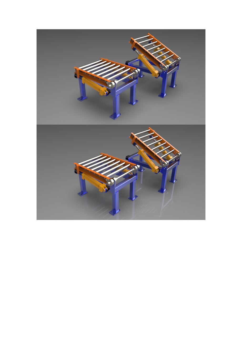 滚筒输送机演示结构3D图纸 Solidworks设计模型.zip