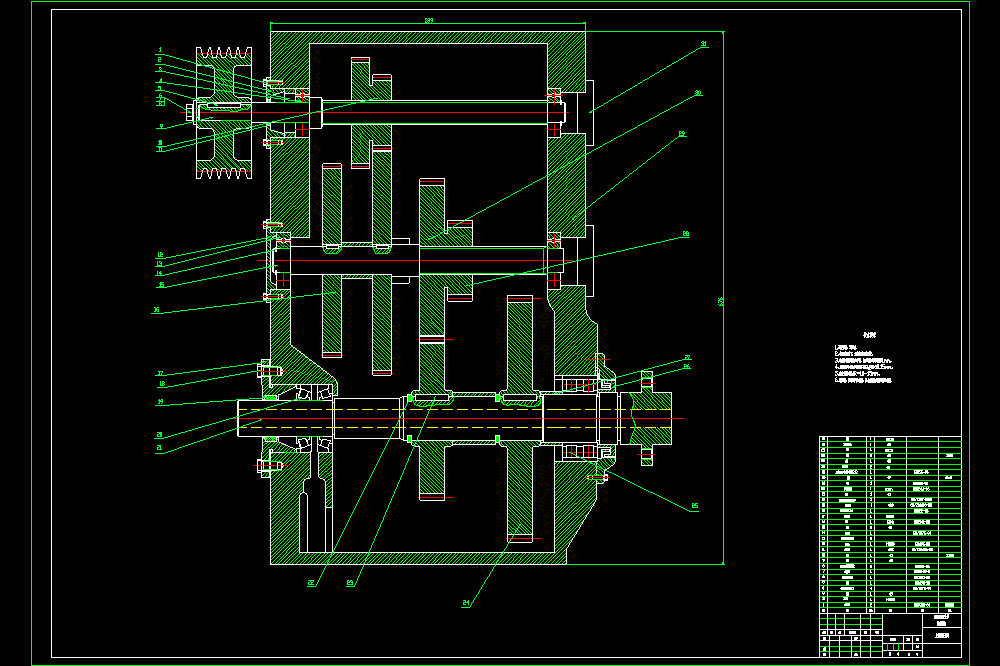【题目20】分级变速主传动系统设计Nmin40_Nmax224_Z4_公比1.78_P3_n1430【金属切削机床课程设计】.zip