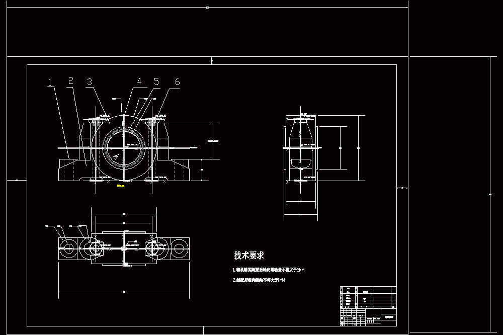 滑动轴承CAD图纸+说明书+SolidWorks三维模型.zip