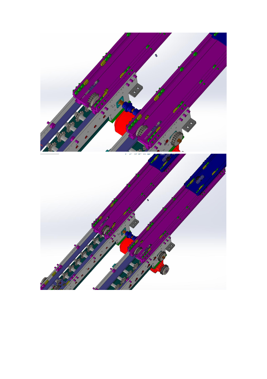 自动货叉,自动伸缩货叉堆垛机货叉三维模型SolidWorks设计图纸.zip