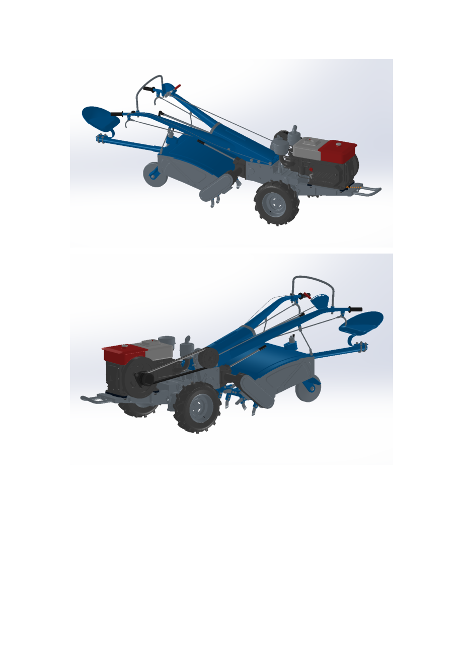 微耕机（手扶拖拉机）3D图纸三维模型,SolidWorks设计有通用stp格式.zip