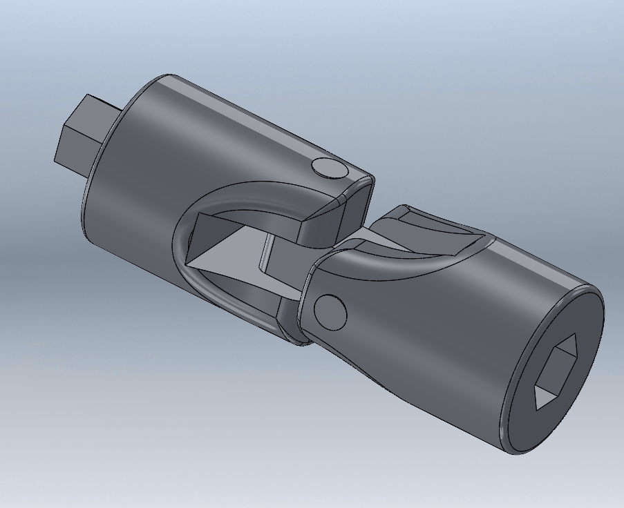 万向节三维模型SolidWorks设计.zip
