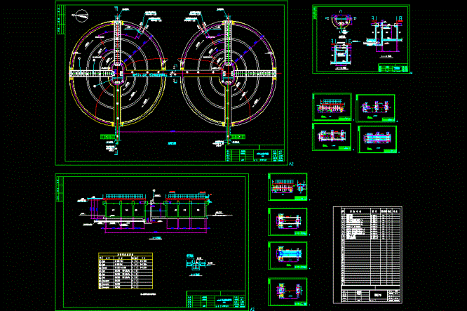 orbal氧化沟平面剖面CAD图.dwg