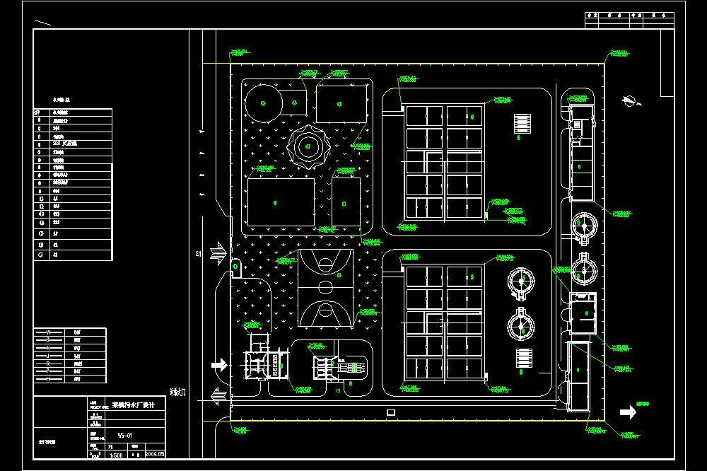 SBR处理工艺毕设计平面CAD图.dwg