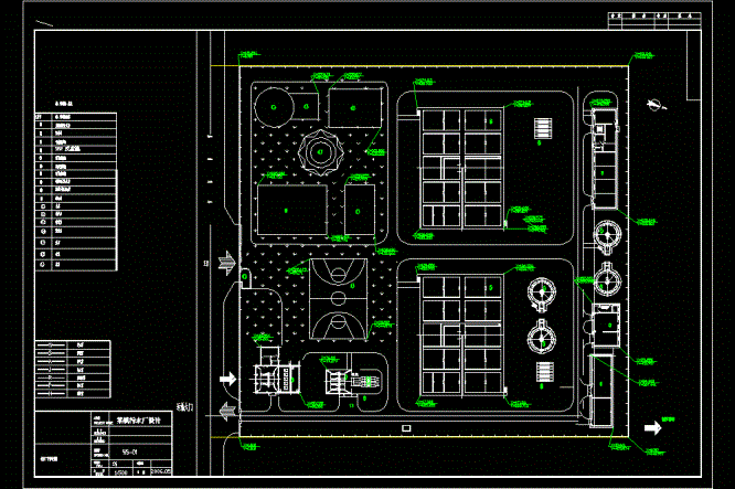 SBR处理工艺毕设计平面CAD图.dwg