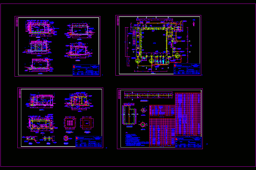 丙烯酸废水处理工程CAD图.dwg