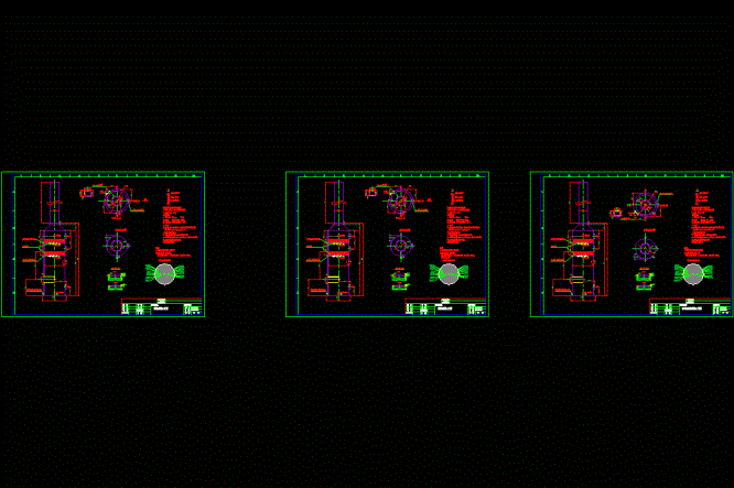 玻璃钢废气水洗塔CAD图.dwg