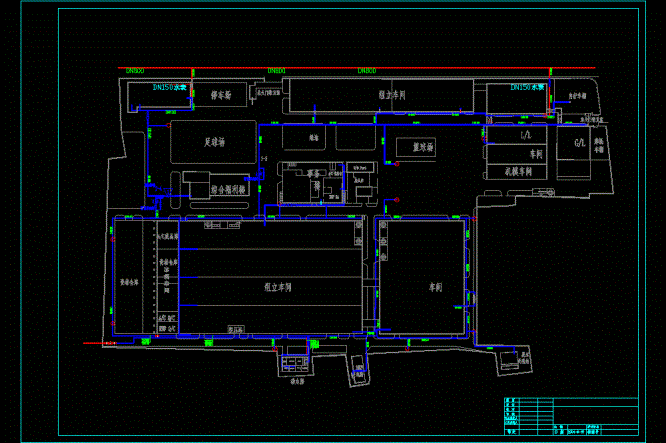 厂区地下管道CAD图.dwg