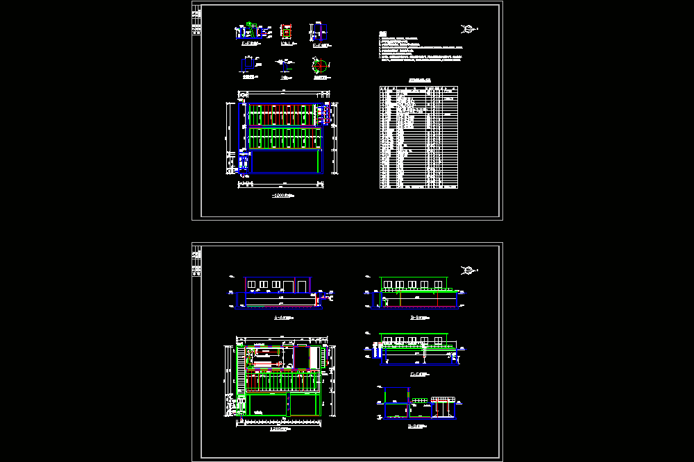 沉淀调节池工艺施工CAD图.dwg