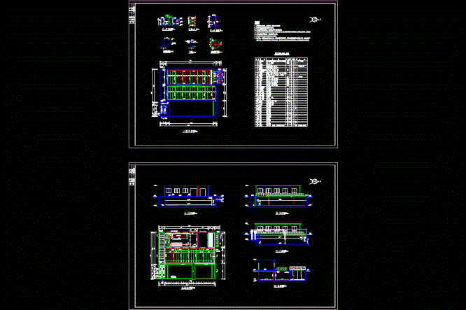 沉淀调节池工艺施工CAD图.dwg
