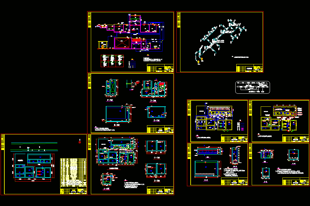 畜牧废水处理套CAD图.dwg