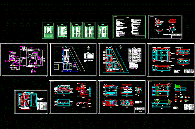 船舶含油废水处理施工CAD图.dwg