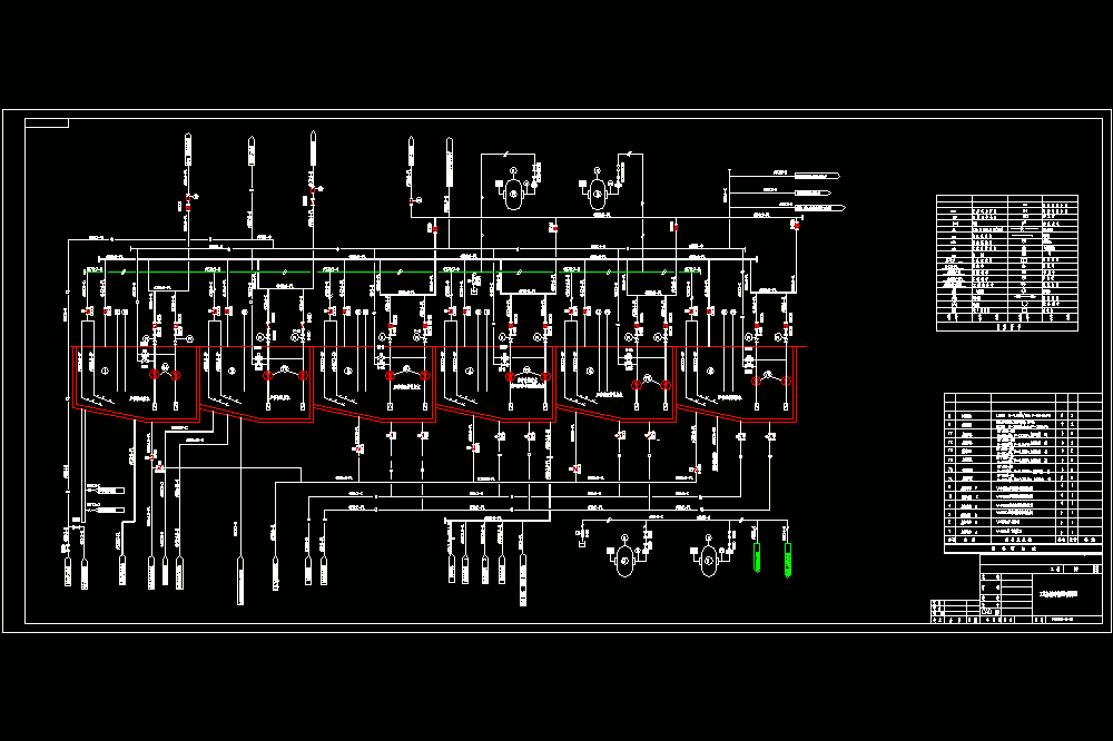 电厂工业废水处理CAD图纸.dwg