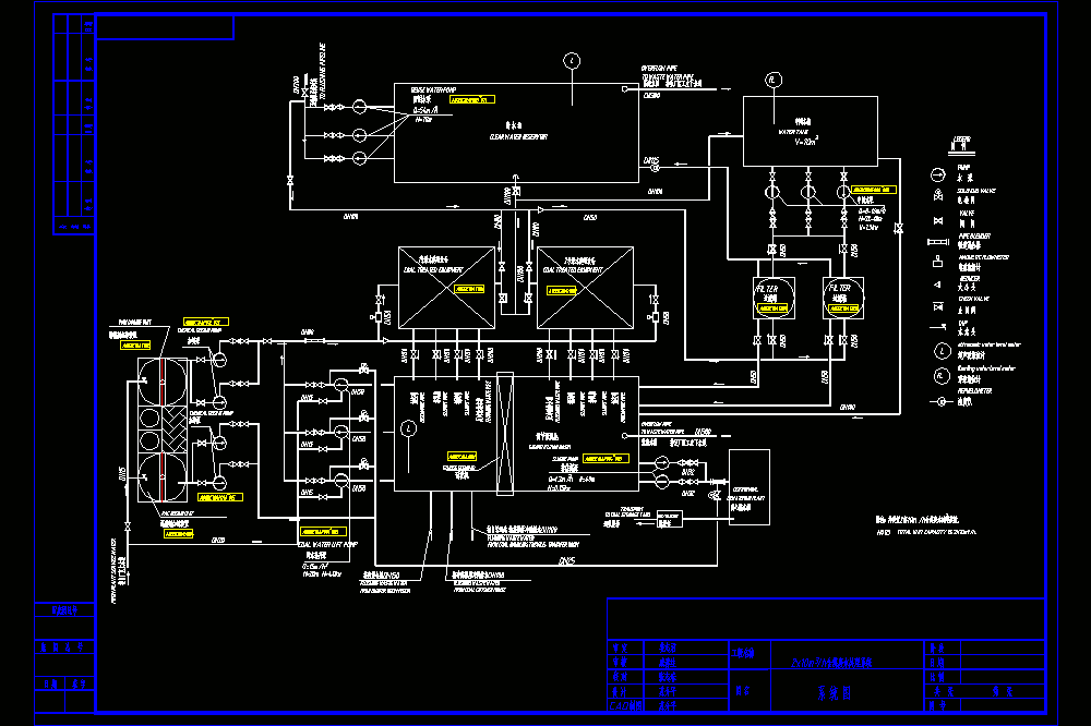 电厂含煤废水系统CAD图.dwg