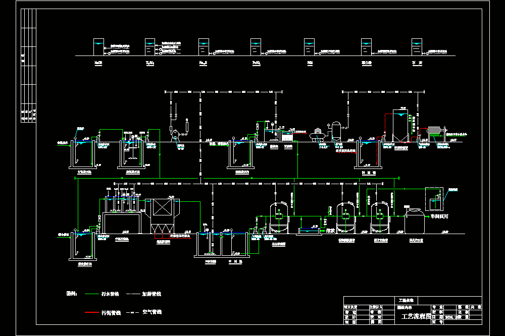 电路板废水的治理工艺CAD图.dwg