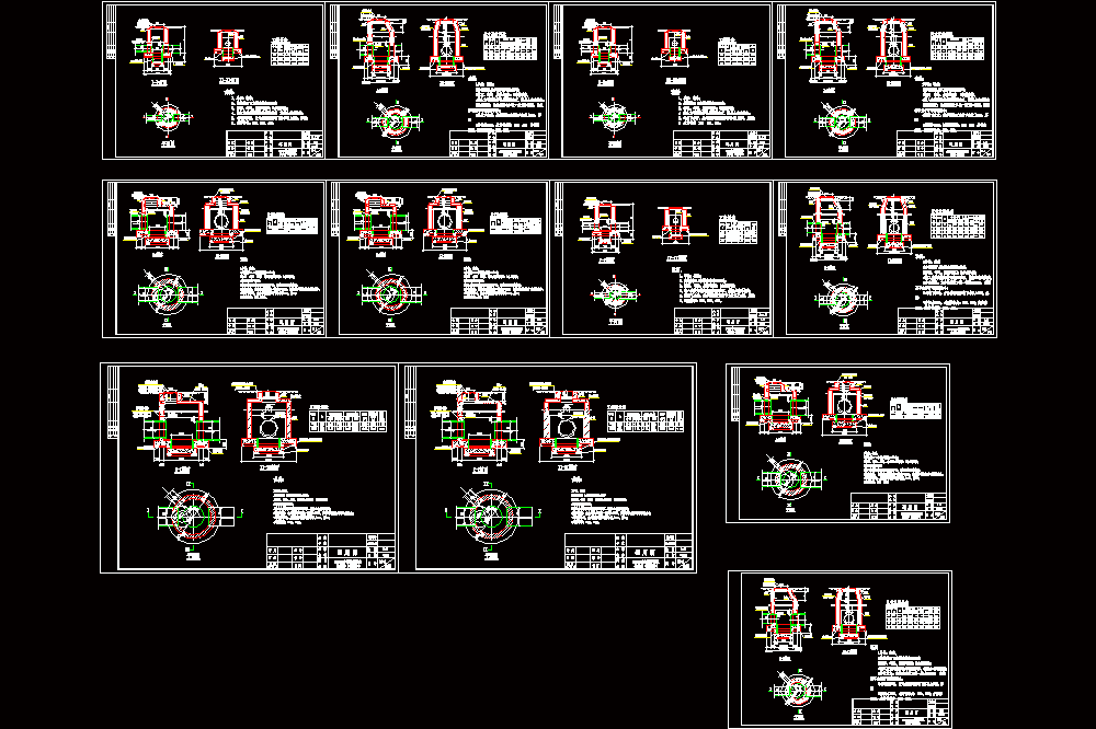 各种沉砂井大样CAD图.dwg