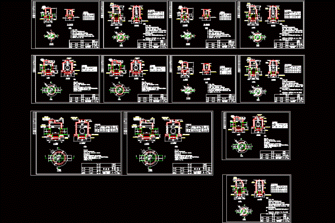 各种沉砂井大样CAD图.dwg