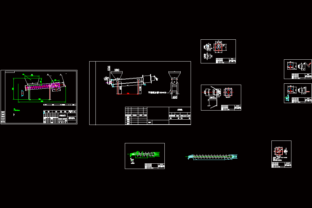 浮渣压榨机制作CAD图.dwg