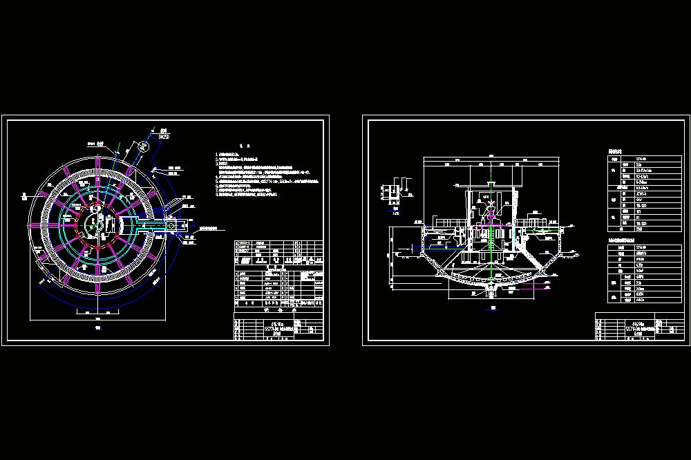 机械加速澄清池CAD图纸.dwg