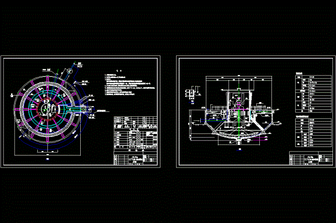 机械加速澄清池CAD图纸.dwg