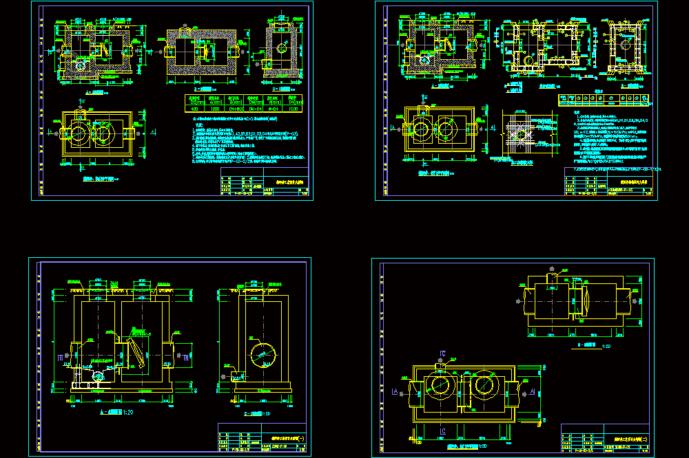 截污井拍门井大样CAD图.dwg