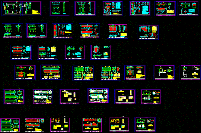 简支梁桥梁完整施工CAD图.dwg