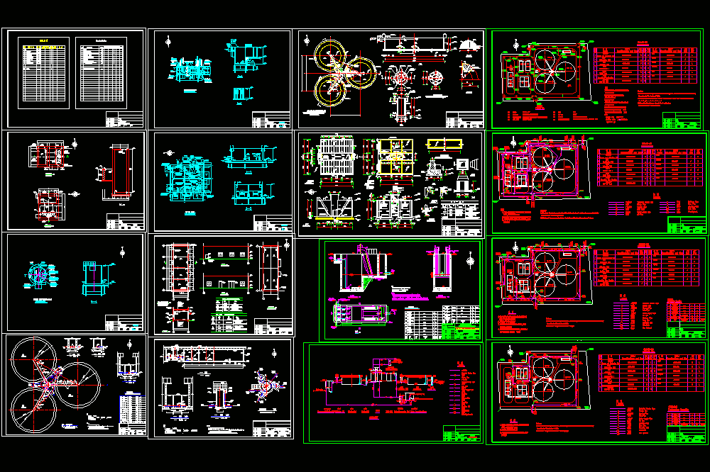 垃圾渗沥液处理厂套CAD图.dwg