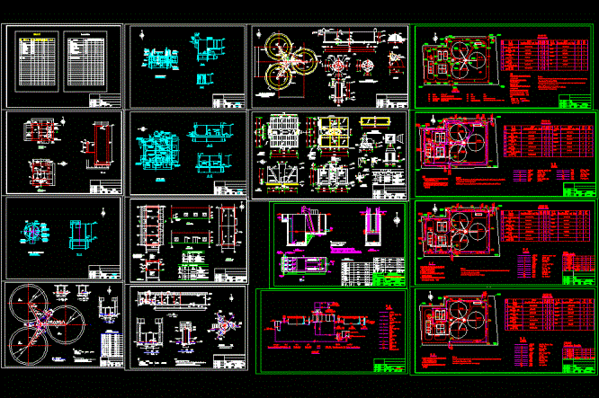 垃圾渗沥液处理厂套CAD图.dwg