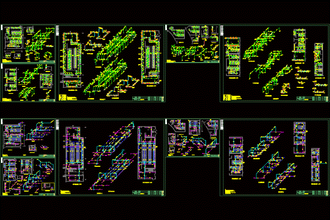 某厂房卫生间给排水大样CAD图.dwg