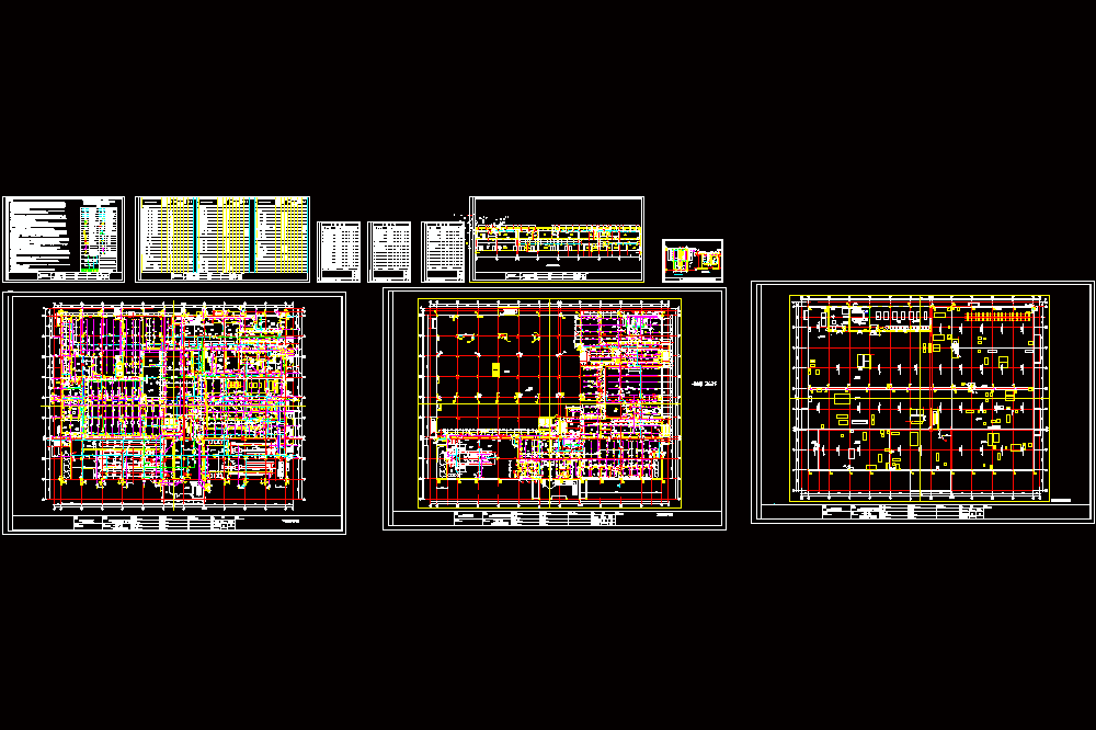 某厂房消防及给排水施工CAD图.dwg