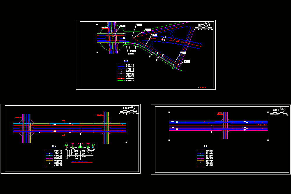 城市道路管网综合规划CAD图.dwg