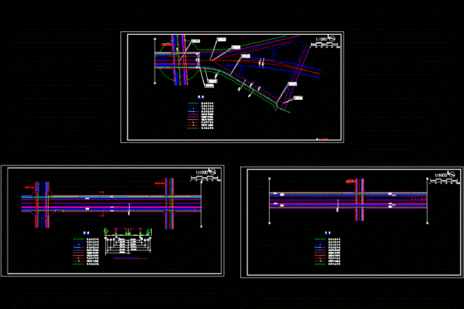 城市道路管网综合规划CAD图.dwg