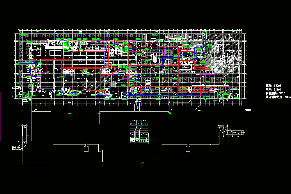 某大型商业综合体给排水设计CAD图纸.dwg