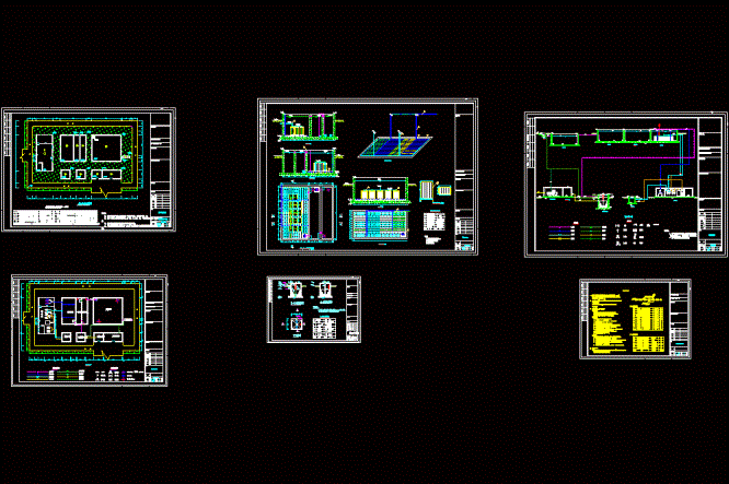 A2O+MBR工艺设计安装CAD图.dwg
