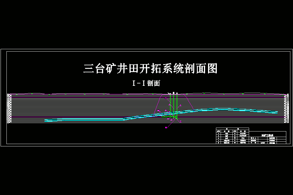 三台矿3.0Mta新井设计（CAD图纸+说明书）.zip