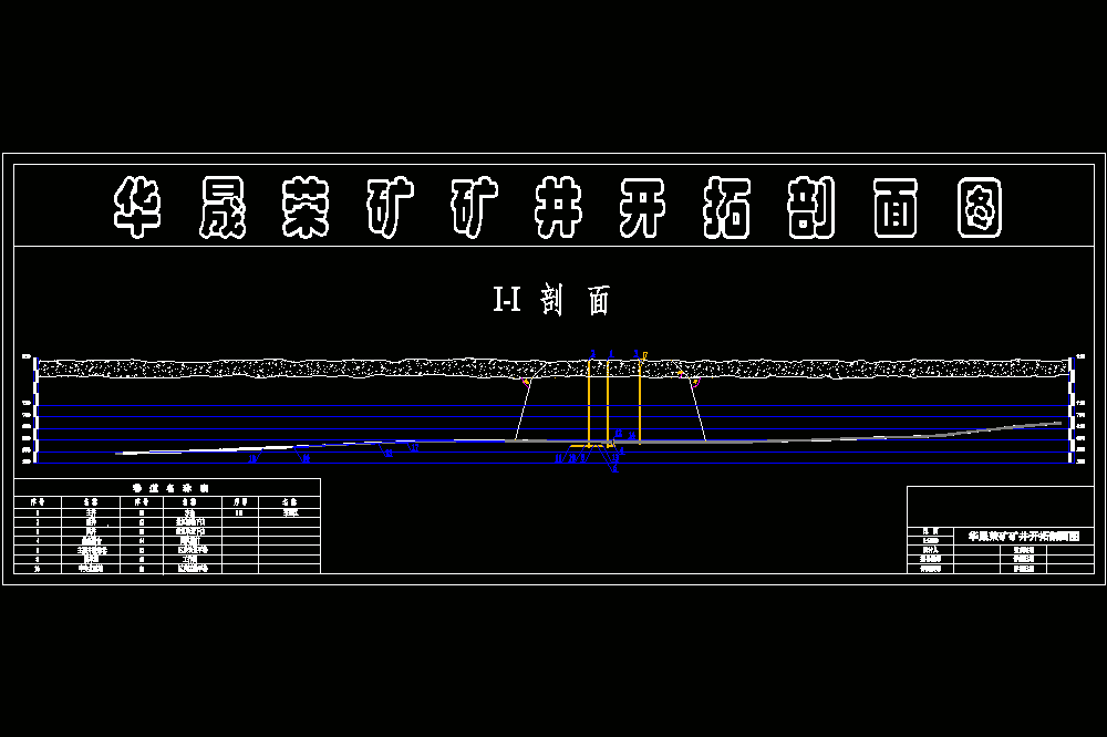 华晟荣煤矿1.8 Mta新井设计（CAD图纸+说明书）.zip