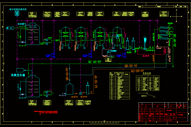 7M3h反渗透工艺流程CAD图.dwg