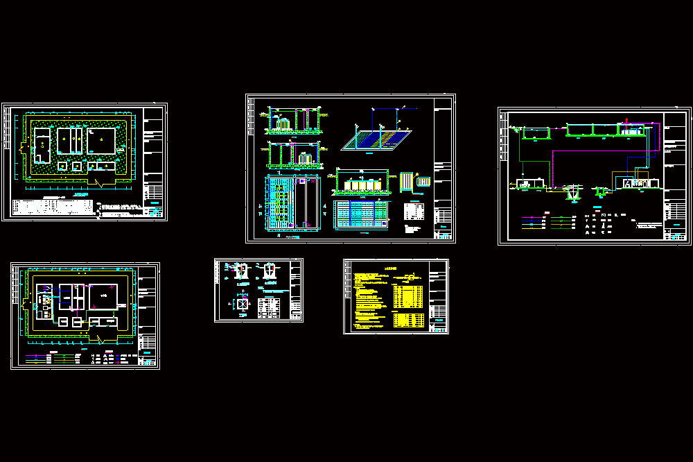 A2O+MBR工艺设计CAD图.dwg