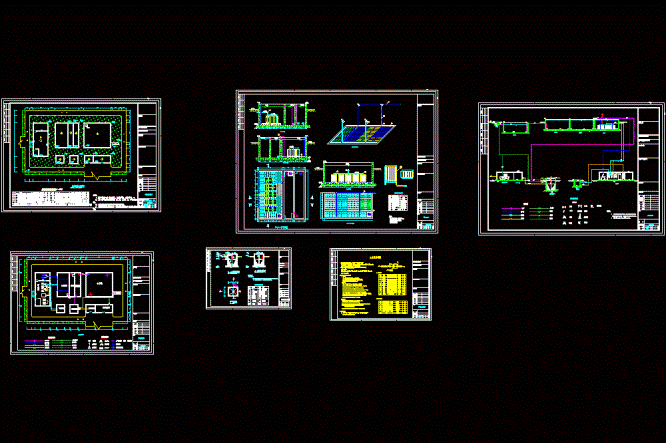 A2O+MBR工艺设计CAD图.dwg