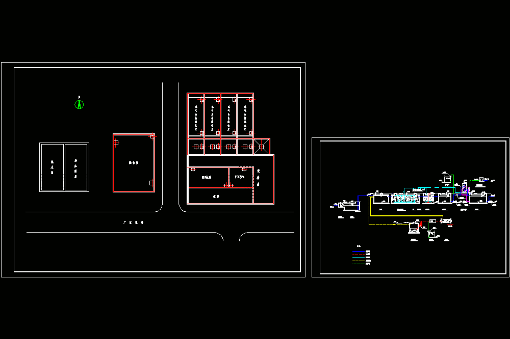 150th中水回用平面布置高程CAD图.dwg