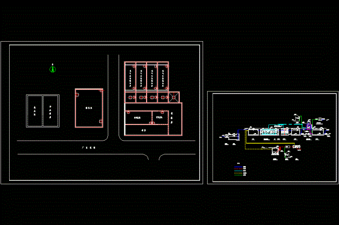 150th中水回用平面布置高程CAD图.dwg