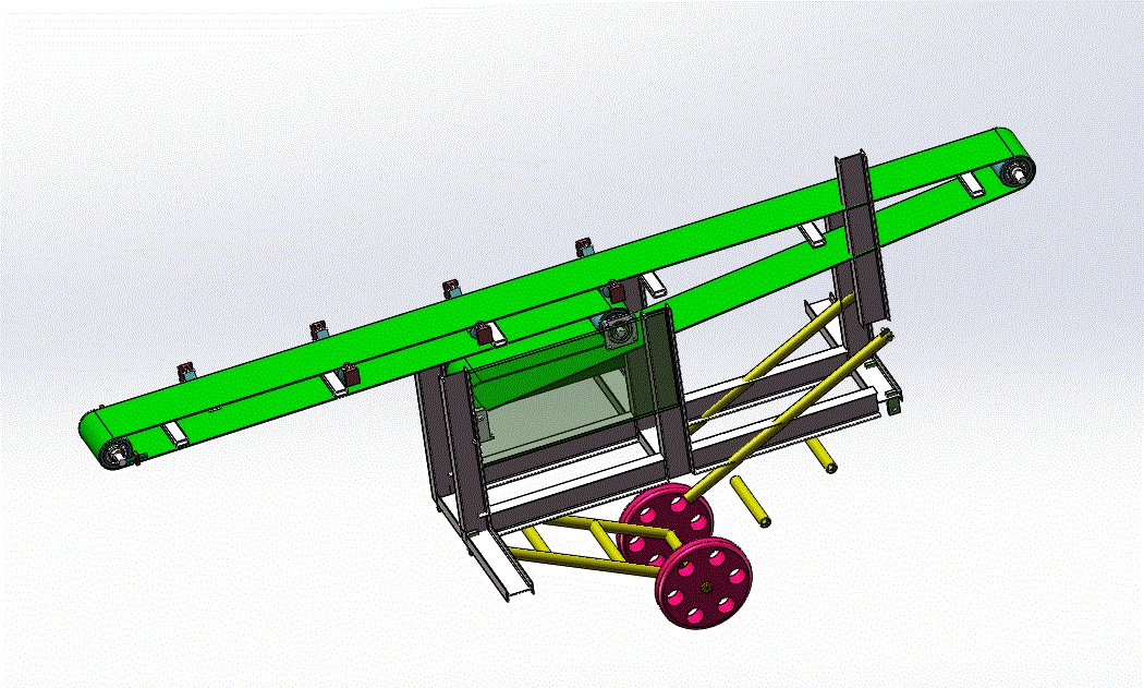 移动带式输送机的设计【（含CAD图纸和说明书和SOLIDWORKS三维】.zip