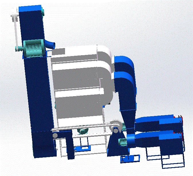 核桃循环干燥机的设计【含SOLIDWORKS三维、CAD图纸】.zip