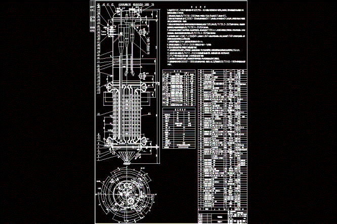 R0501流化床反应器总图CAD图纸.dwg